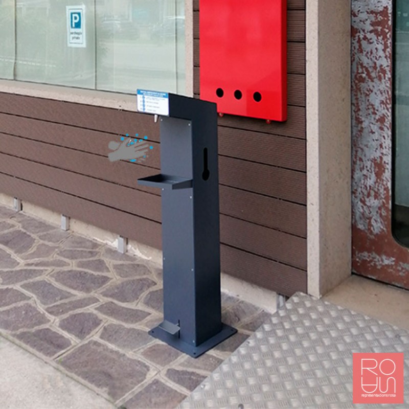 Dispensador d'hidrogel a granel per pedal COVID-19