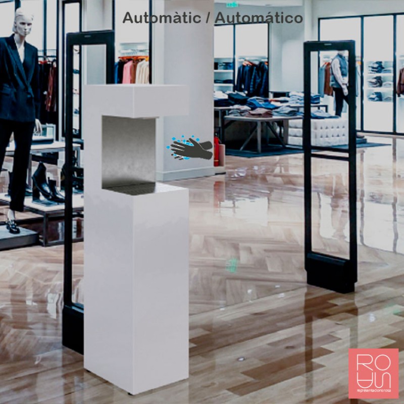 Estació de desinfecció de mans sense contacte Model Crono per a la COVID-19