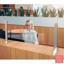 Mampara de vidre anti covid-19