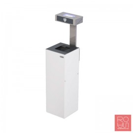 Paperera amb dispensador de guants a caixa