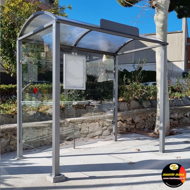 Marquesina parada d'autobús Bòveda