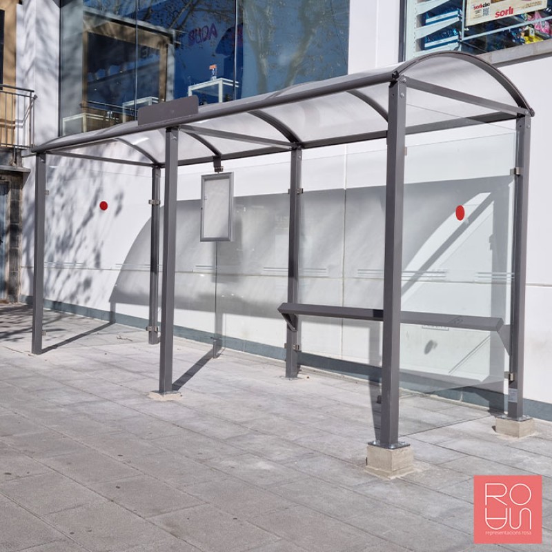 Marquesina parada d'autobús Bòveda