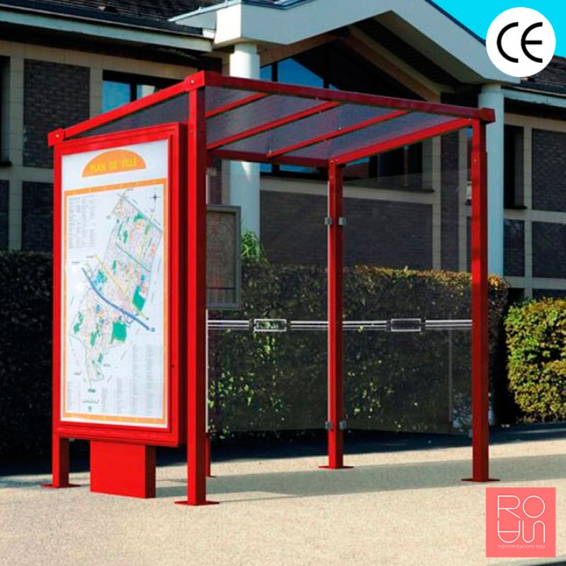 Marquesina parada d'autobús Milà | Integració i Robustesa
