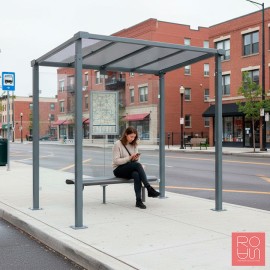 Marquesina parada d'autobús Milà | Integració i Robustesa