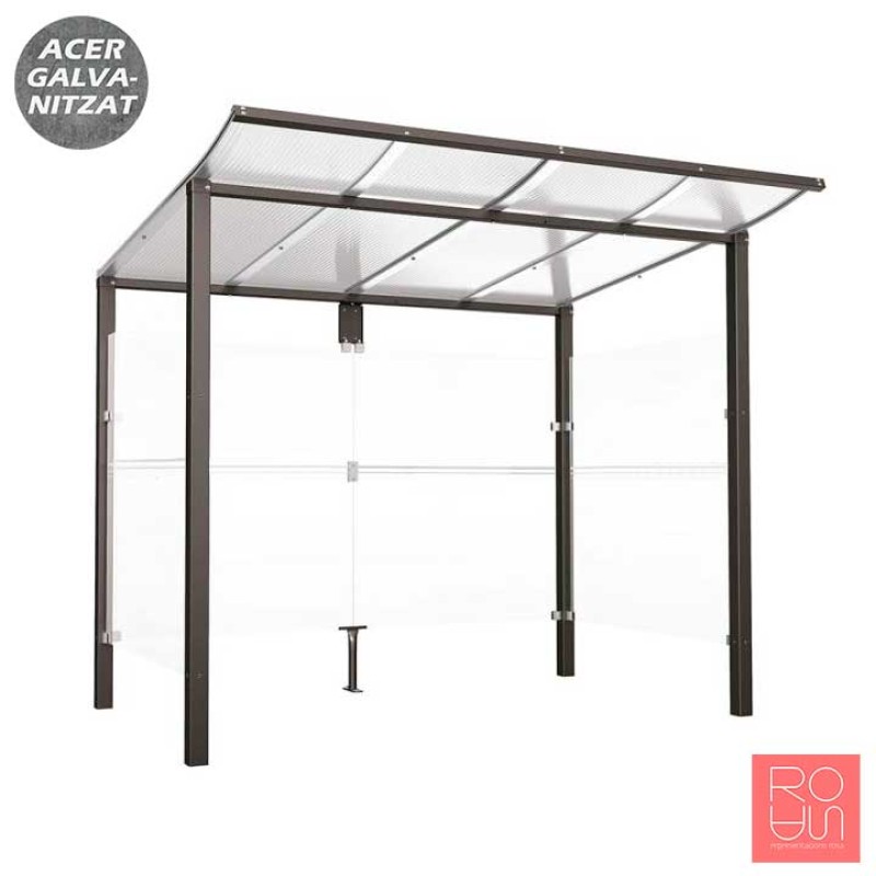 Marquesina parada d'autobús Mòdul 5000 mm