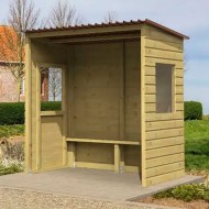 Marquesines d'autobús en fusta