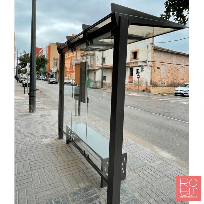 Marquesina parada d'autobús Venècia 