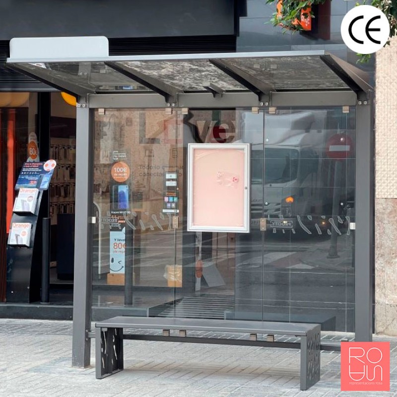 Marquesina parada d'autobús Venècia 