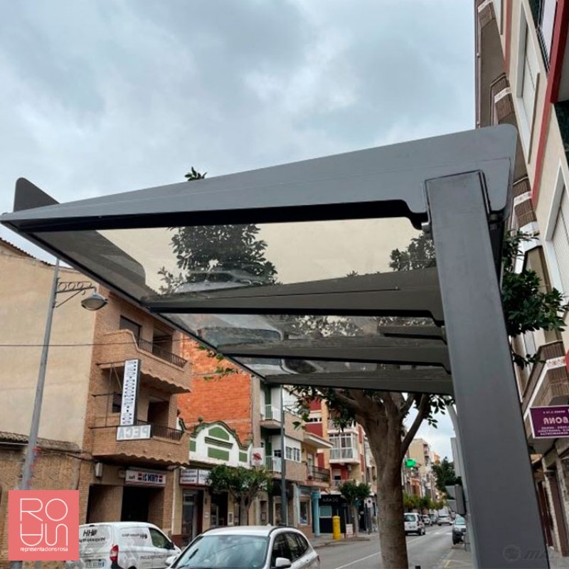 Marquesina parada d'autobús Venècia 