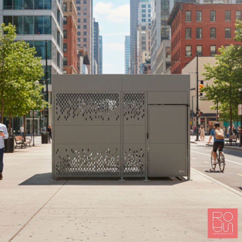 Refugi per a Bicicletes Horizonte amb Porta | Seguretat Modular