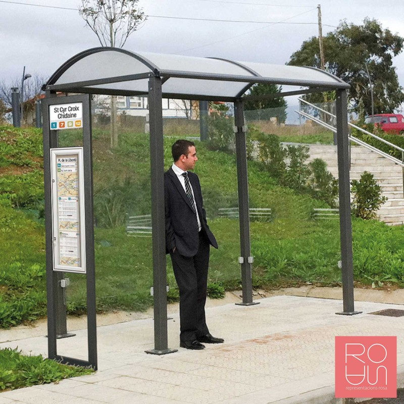 Tòtem Informatiu de Parada d'Autobús Milà