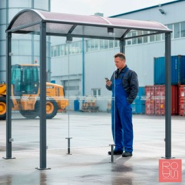 Refugi per fumadors model Bòveda "M" 2500 mm