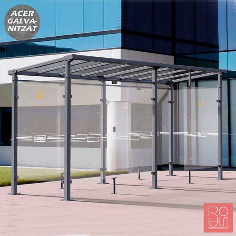 Marquesina per a fumadors Milà 5000 mm