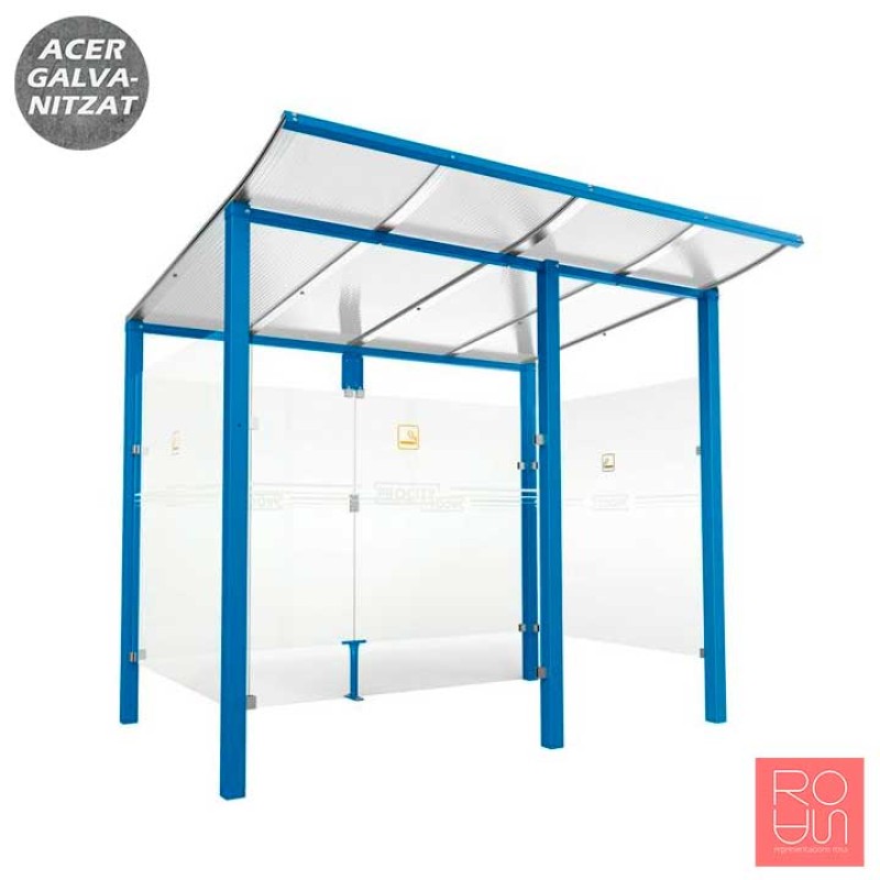 Marquesina per a fumadors Mòdul 2500 mm