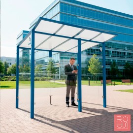 Marquesina per a fumadors Mòdul 2500 mm