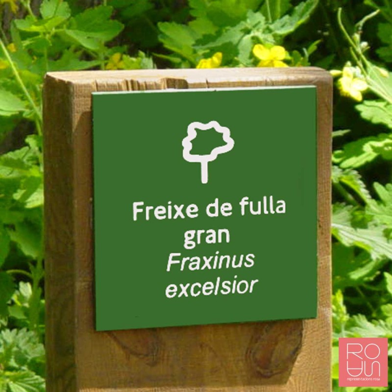 Fites de senyalització per rutes medi ambientals